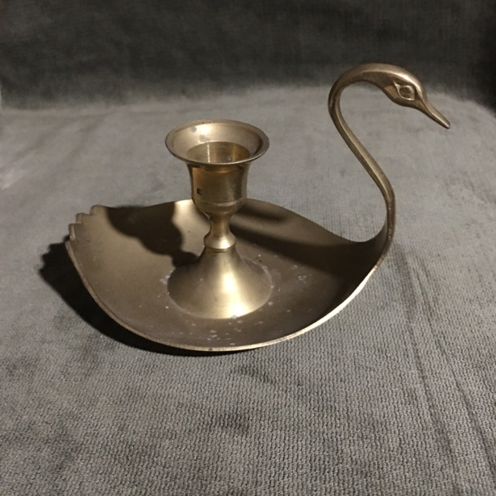 Brass duck candle holder - Picture 6 of 6
